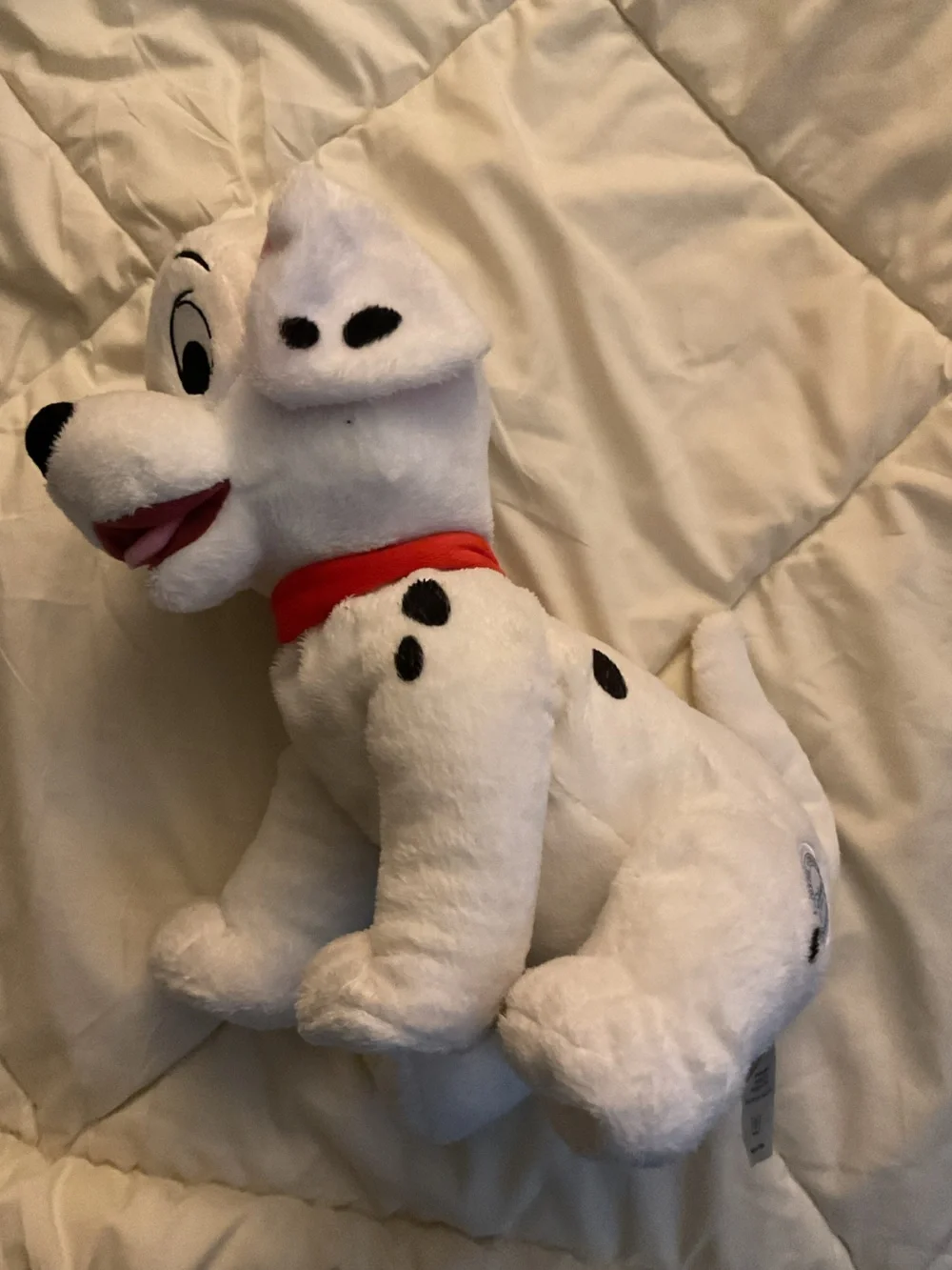 Authentic Disney White Plush Dalmatian Stuffed Animal